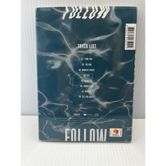 Monsta X FOLLOW - FIND YOU CD K-pop Album With Booklet And Photo, No Minicards - Picture 2 of 8